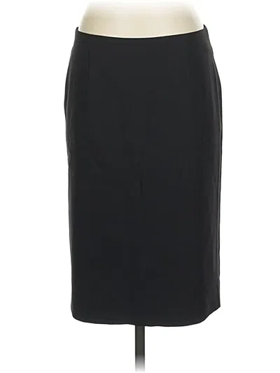 Pre-owned Theory Formal Skirt In Black