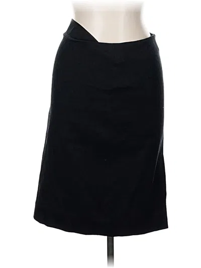 Pre-owned Theory Formal Skirt In Black