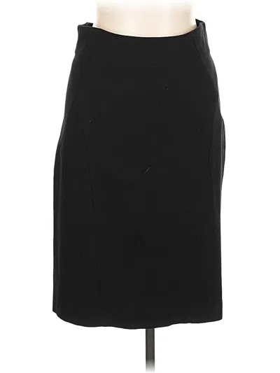 Pre-owned Theory Formal Skirt In Black