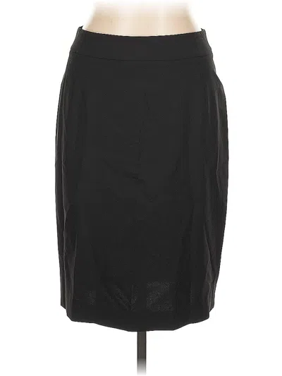 Pre-owned Theory Formal Skirt In Black