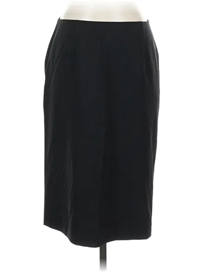 Pre-owned Theory Formal Skirt In Black