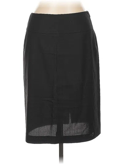 Pre-owned Theory Formal Skirt In Black