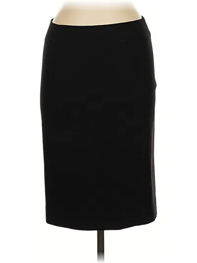 Pre-owned Theory Formal Skirt In Black