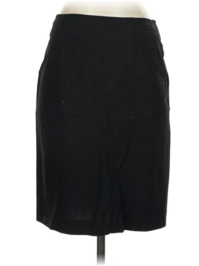 Pre-owned Theory Formal Skirt In Black