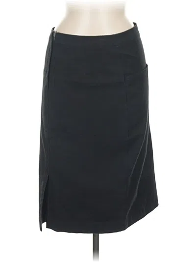 Pre-owned Theory Formal Skirt In Black