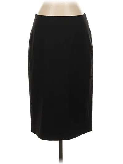 Pre-owned Theory Formal Skirt In Black