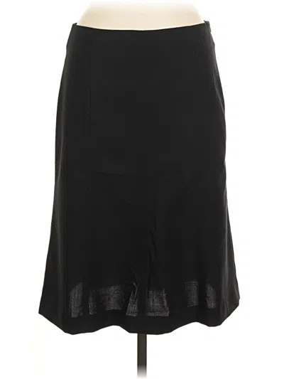Pre-owned Theory Formal Skirt In Black