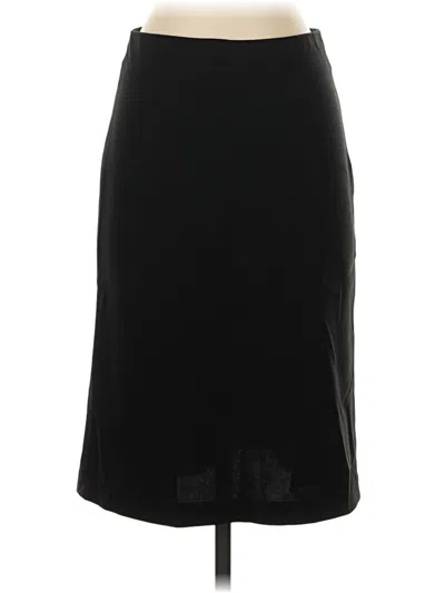 Pre-owned Theory Formal Skirt In Black