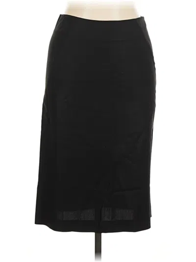 Pre-owned Theory Formal Skirt In Black