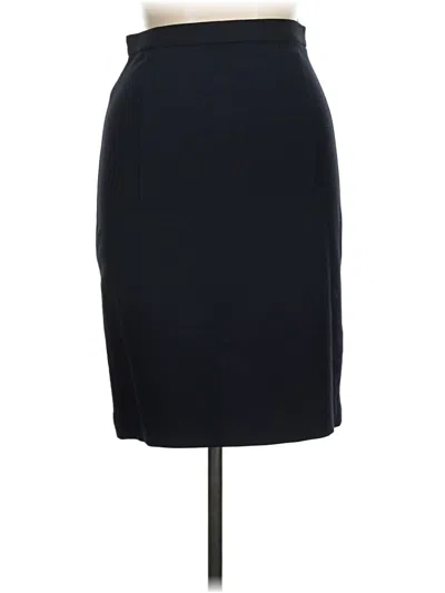 Pre-owned Theory Formal Skirt In Black