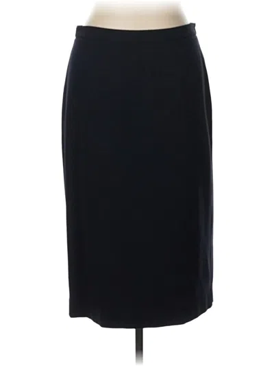 Pre-owned Theory Formal Skirt In Black