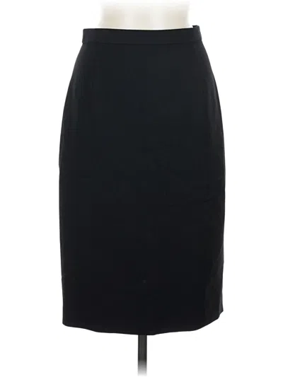 Pre-owned Theory Formal Skirt In Black