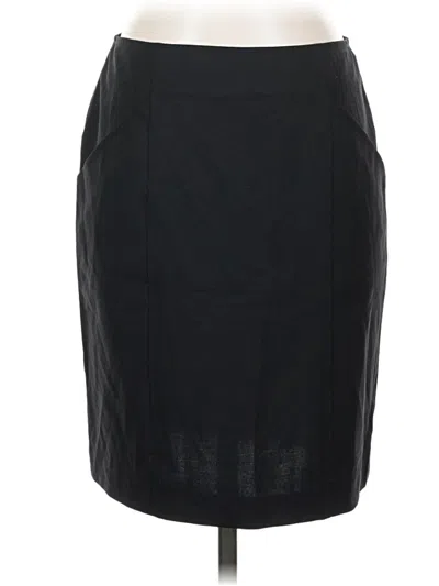 Pre-owned Theory Formal Skirt In Black