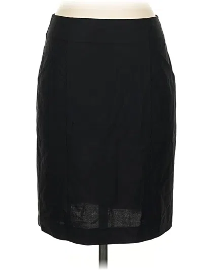 Pre-owned Theory Formal Skirt In Black