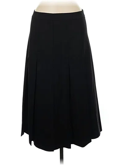 Pre-owned Theory Formal Skirt In Black