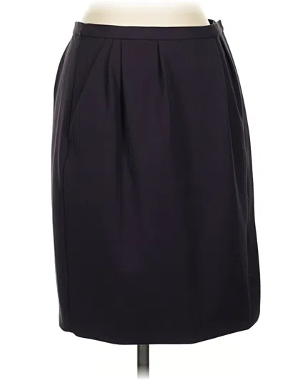 Pre-owned Theory Formal Skirt In Black