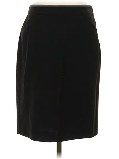 Pre-owned Theory Formal Skirt In Black