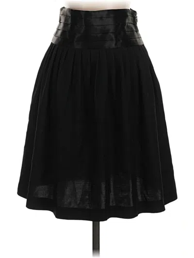 Pre-owned Theory Formal Skirt In Black