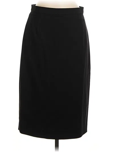 Pre-owned Theory Formal Skirt In Black