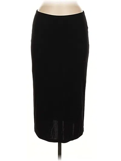 Pre-owned Theory Formal Skirt In Black