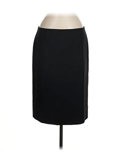 Pre-owned Theory Formal Skirt In Black