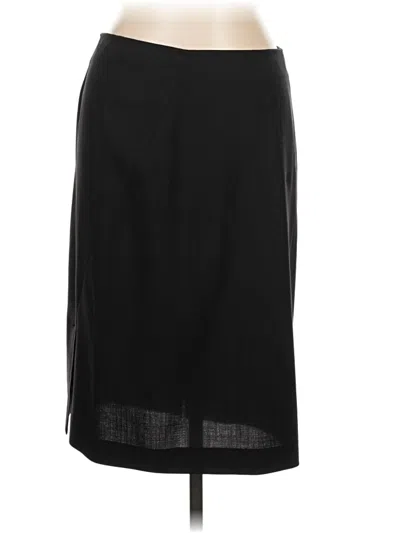 Pre-owned Theory Formal Skirt In Black