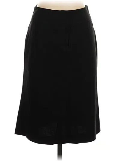 Pre-owned Theory Formal Skirt In Black