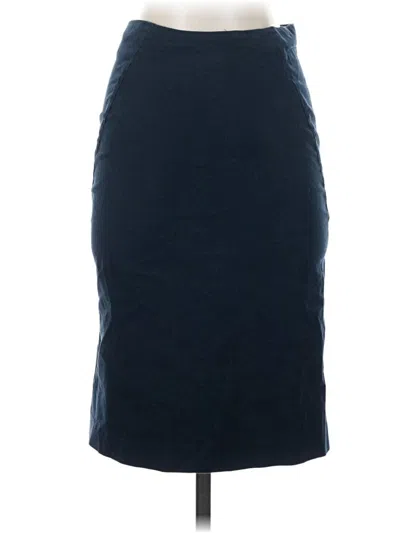 Pre-owned Theory Formal Skirt In Blue