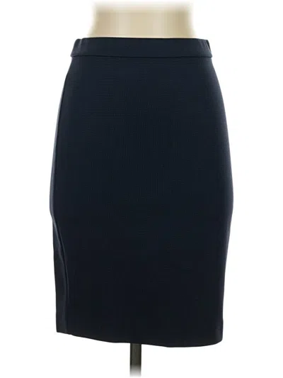 Pre-owned Theory Formal Skirt In Blue