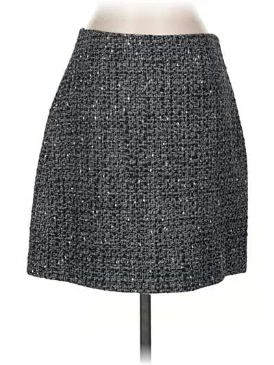 Pre-owned Theory Formal Skirt In Gray