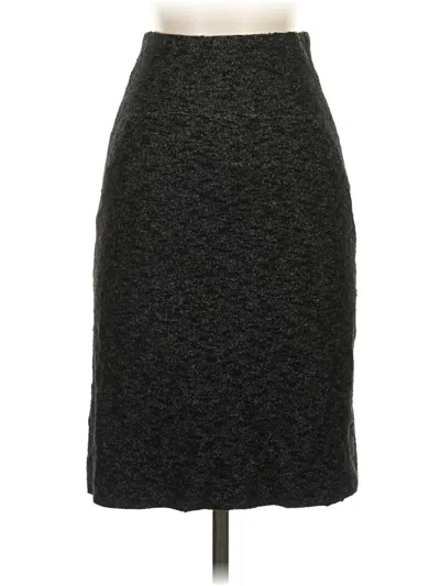 Pre-owned Theory Formal Skirt In Gray