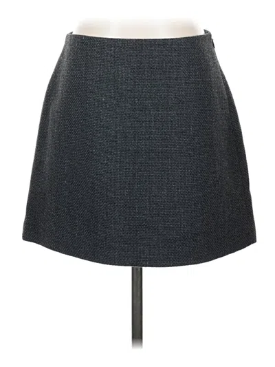 Pre-owned Theory Formal Skirt In Gray