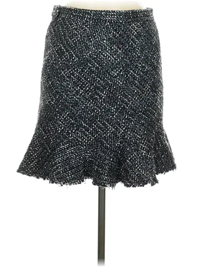 Pre-owned Theory Formal Skirt In Gray
