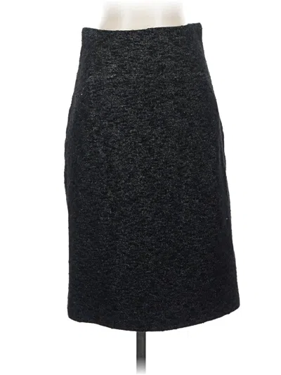 Pre-owned Theory Formal Skirt In Gray