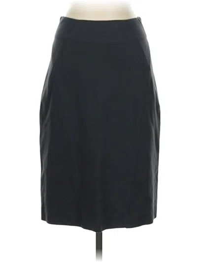 Pre-owned Theory Formal Skirt In Gray