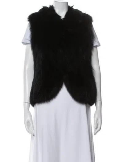 Pre-owned Theory Fox Vest In Black