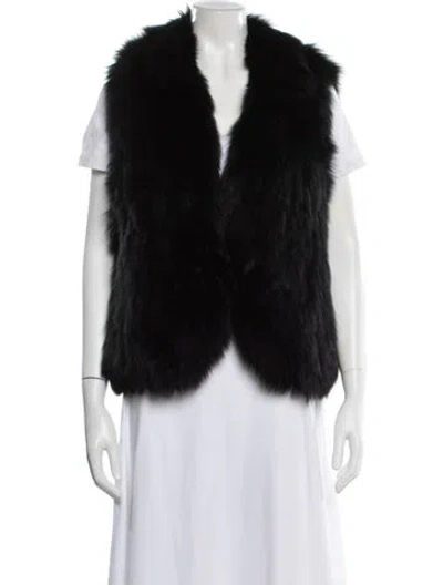 Pre-owned Theory Fox Vest In Black