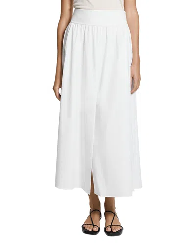 Theory Front Vent Volume Skirt In White