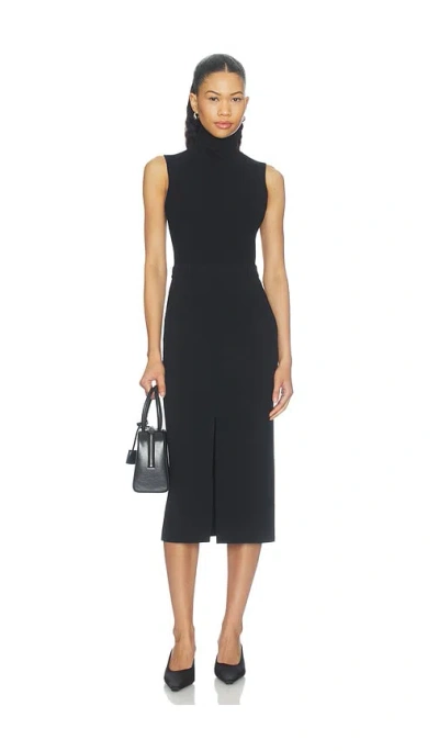 Theory Funnel Neck Midi Dress 미디 원피스 In Black