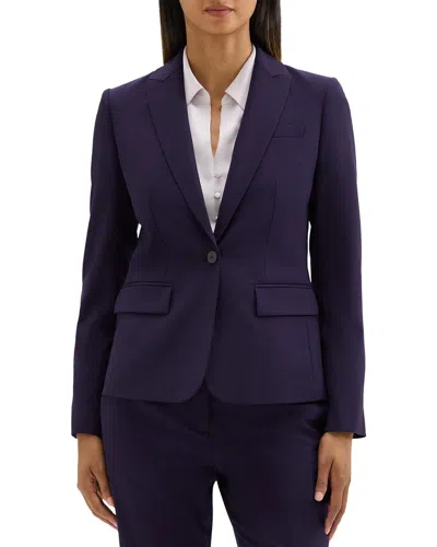 Theory Gabe B Sevona Wool-blend In Blue