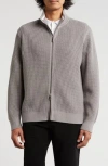 Theory Gary Full Zip Jacket In Gray