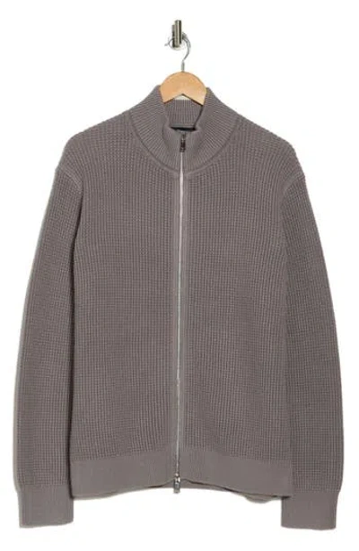 Theory Gary Full Zip Jacket In Force Grey/ivory