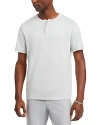 Theory Men's Gaskell Short-sleeve Henley In Vapor