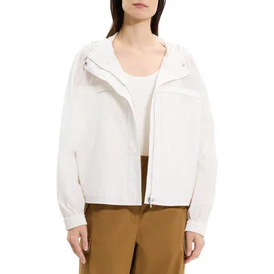 Theory Gathered Back Hooded Jacket
