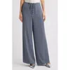 Theory Geo Print Wide Leg Pants In Sapphire Multi