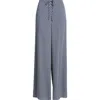 Theory Geo Print Wide Leg Pants In Sapphire Multi