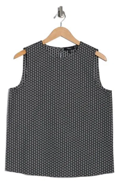 Theory Geometric Dobby Top In Black
