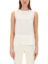 Theory Admiral Sleeveless Top In Beige