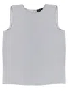 Theory Sleeveless Top Refined Summer Layering Piece In Gray