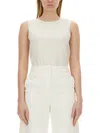Theory Admiral Sleeveless Top In Beige